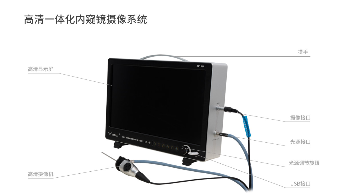 開啟內窺鏡組合新理念:益柯達醫用高清一體化內窺鏡攝像系統 開啟內窺鏡組合新理念:益柯達醫用高清一體化內窺鏡攝像系統